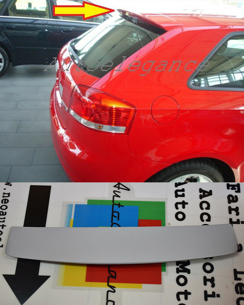 REAR WINDOW SPOILER AUDI A3 8P 2004-2008 SLINE LOOK S3 ROOF -1