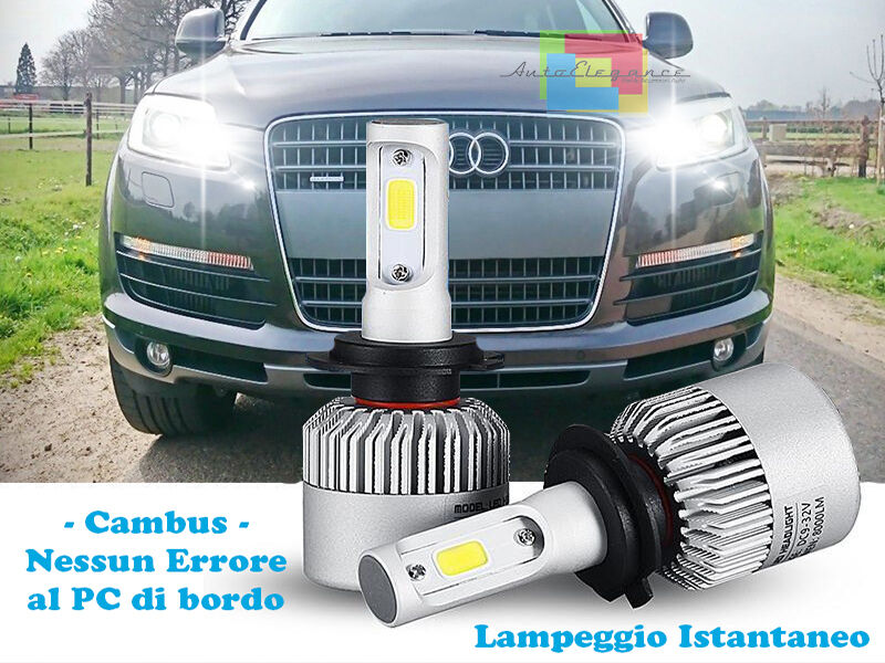 AUDI Q7 4L LED HIGH BEAM LAMPS INSTANT FLASH 6000K ---