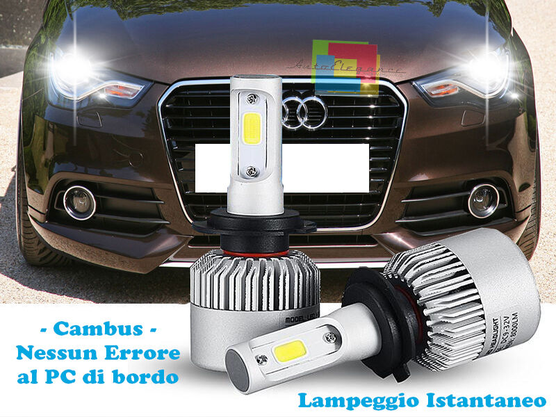LAMPADE ANABBAGLIANTI LED AUDI A1 2010+ ISTANTANEO 6000K CREE