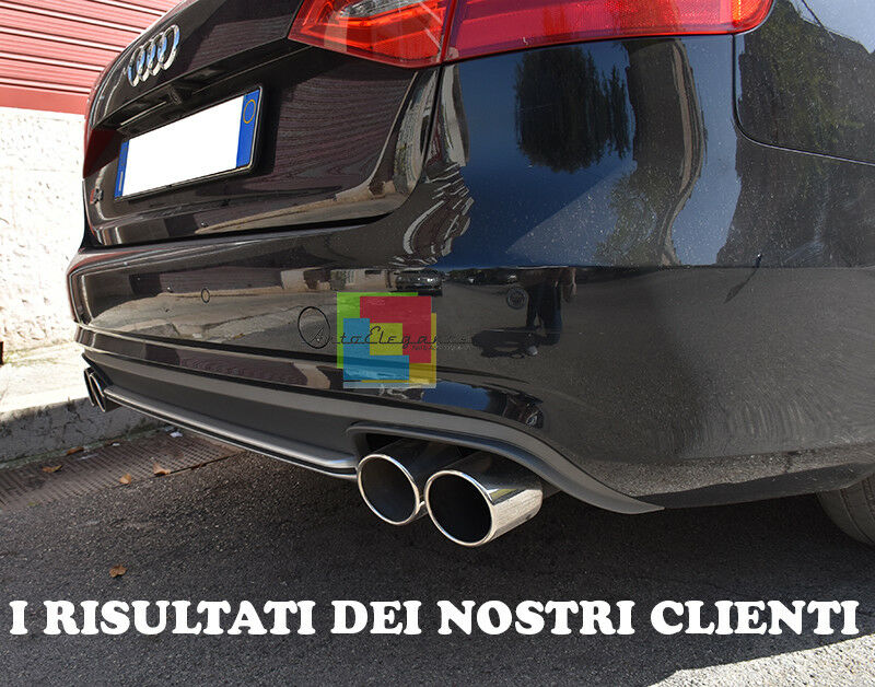 SPOILER SOTTO PARAURTI AUDI A4 B8 8K 2007-2012 DIFFUSORE POSTERIORE S4