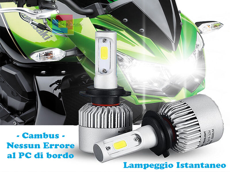 KAWASAKI Z750 LOW BEAM + HIGH BEAM LED INSTANT FLASH 6000K