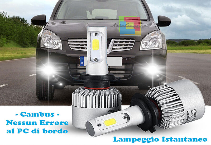 LAMPADE FENDINEBBIA A LED CREE NISSAN QASHQAI / QASHQAI+2 07-14 CAMBUS BIANCO
