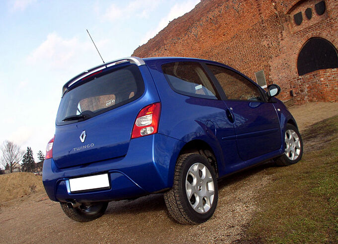 SPOILER SUL LUNOTTO POSTERIORE RENAULT TWINGO 2 ALETTONE LOOK GT