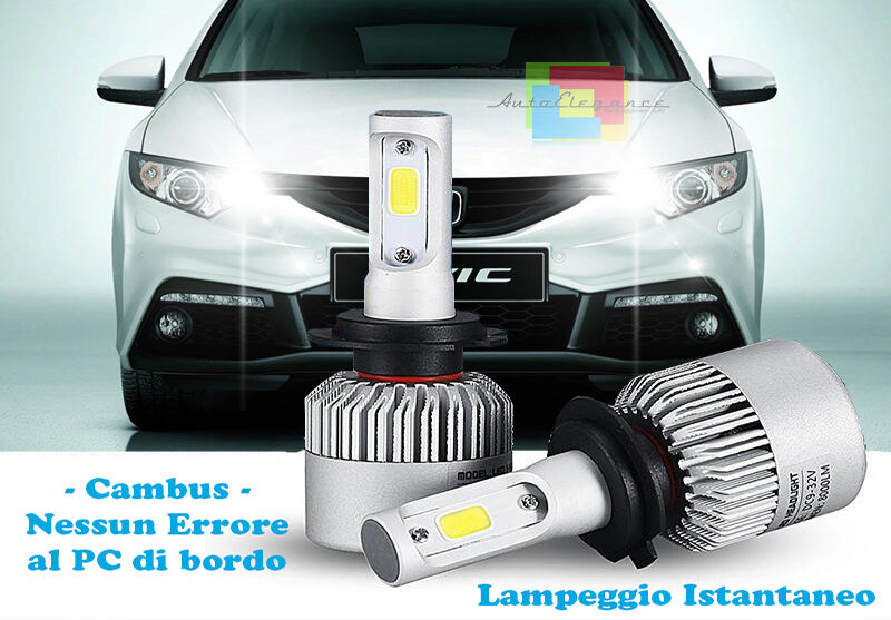 LED HIGH BEAM LAMPS HONDA CIVIC IX 2012+ CANBUS INSTANT FLASH