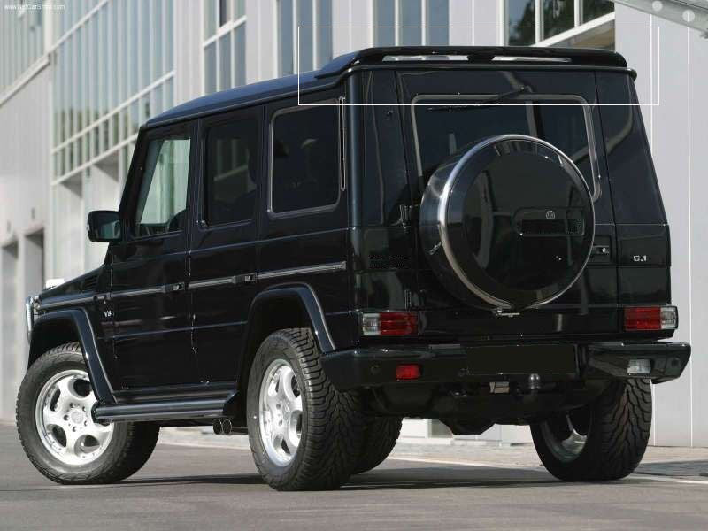 REAR ROOF SPOILER MERCEDES G W460 W461 W463 SPORT AMG .-
