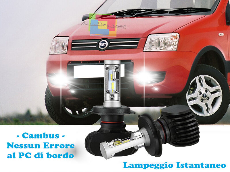 LAMPADE FENDINEBBIA LAMPEGGIO ISTANTANEO LED FIAT PANDA 2003-2011 6000K CREE