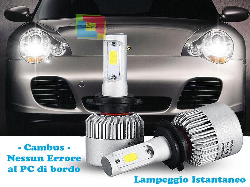 LED HIGH BEAM LOW BEAM LAMPS PORSCHE 996 1997-2005 INSTANT CREE