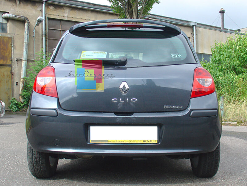 SPOILER SUL LUNOTTO POSTERIORE RENAULT CLIO MK3 2005-2009 LOOK SPORTIVO