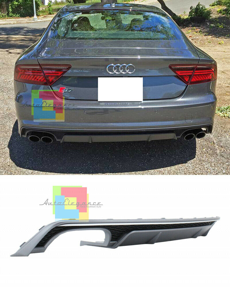 SOTTO PARAURTI AUDI A7 4G C7 2015-2018 DIFFUSORE POSTERIORE S7 PARAURTI SLINE