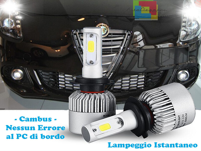 ALFA ROMEO GIULIETTA LED HIGH BEAM LAMPS INSTANT FLASH 6000K