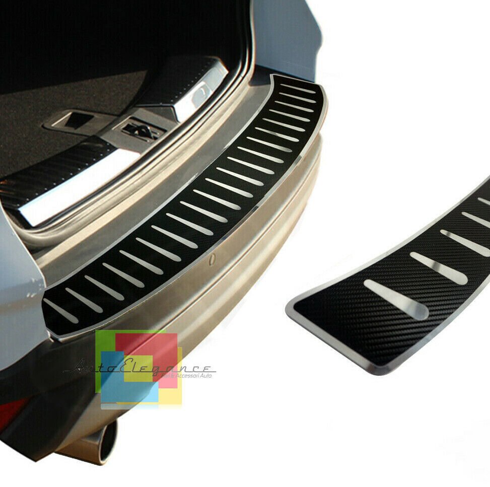 PIASTRA CARBON / CROMATA COFANO POSTERIORE FORD KUGA I 2008-2013 ACCIAIO INOX