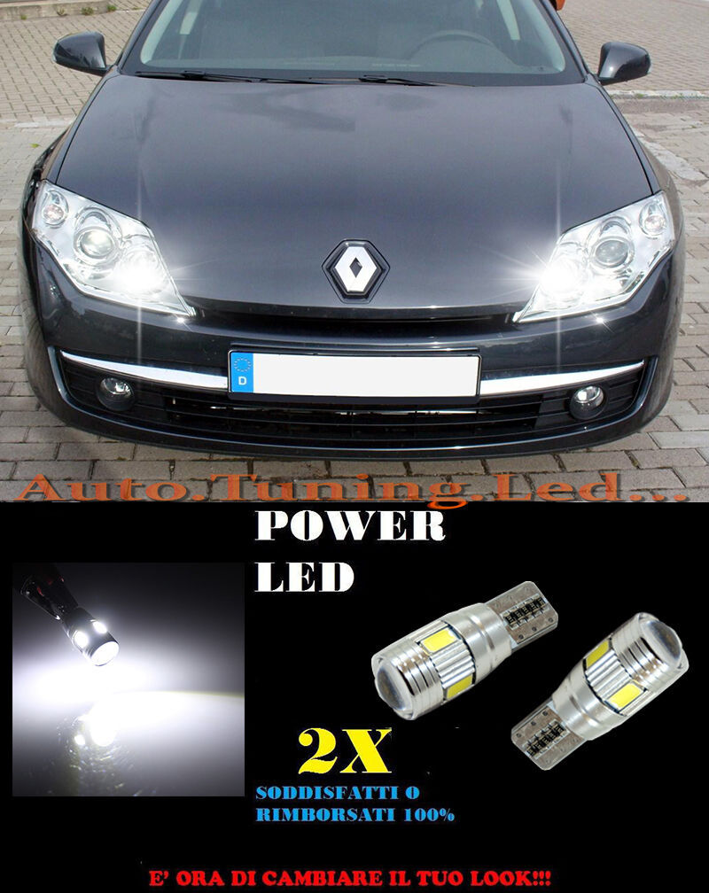 POSITION LIGHTS RENAULT LAGUNA CANBUS T10 WHITE 6 LED SUPER QUALITY