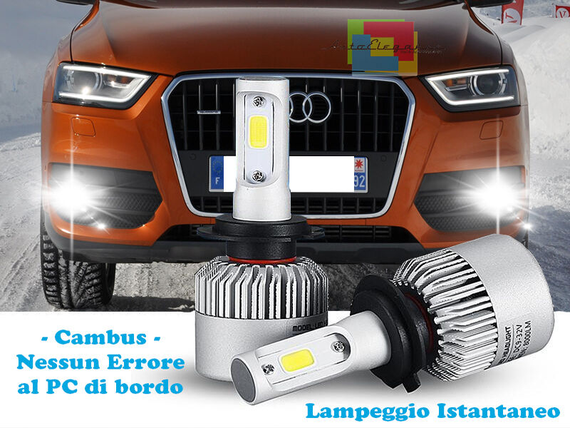 LAMPADE FENDINEBBIA A LED AUDI Q3 8U 2011+ CAMBUS BIANCO GHIACCIO