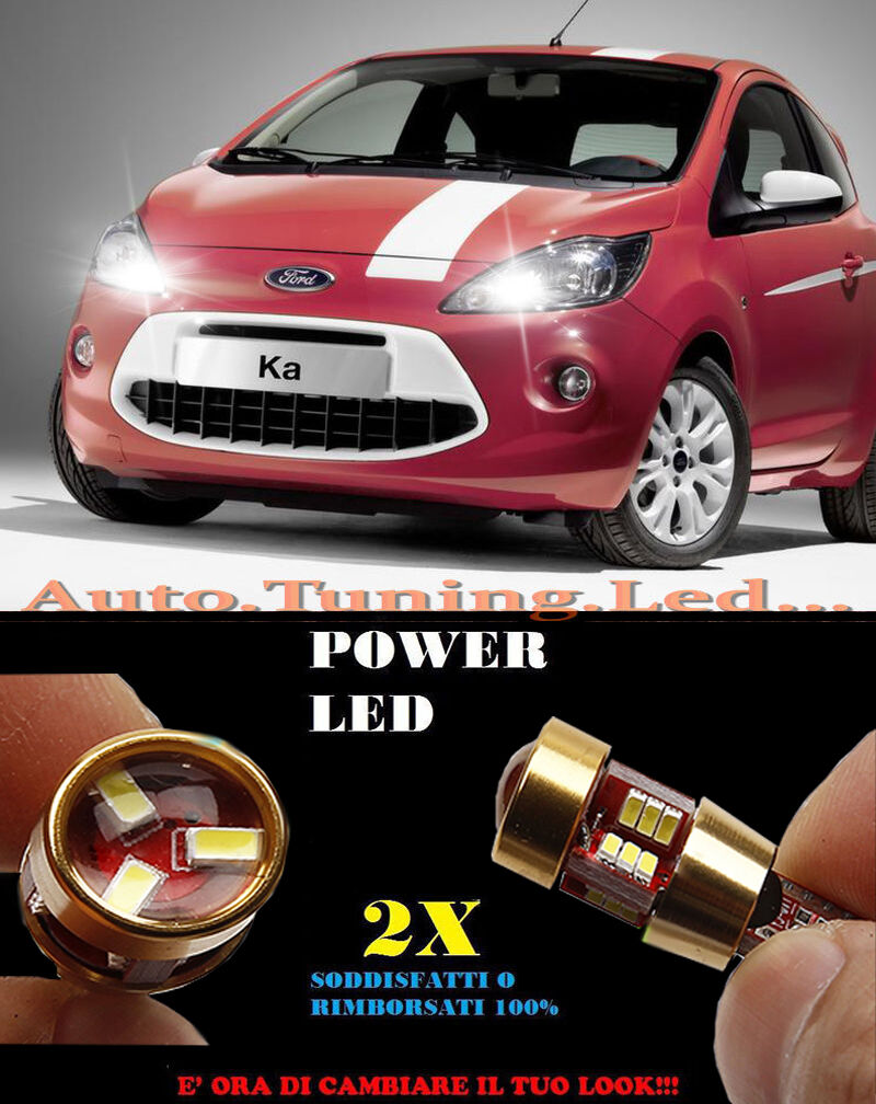 POSITION LIGHTS FORD KA 2008+ CANBUS T10 WHITE 27 LED SUPER QUALITY