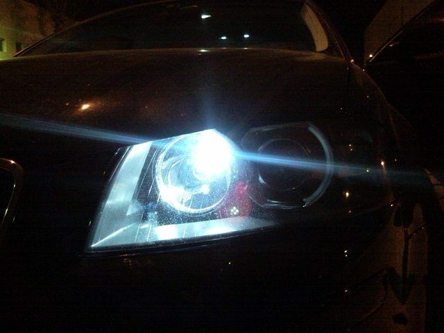 AUDI A6 4F 5 LED LUCI POSIZIONI COPPIA NO ERROR T10 CANBUS 2PZ AUTOELEGANCERICAMBI