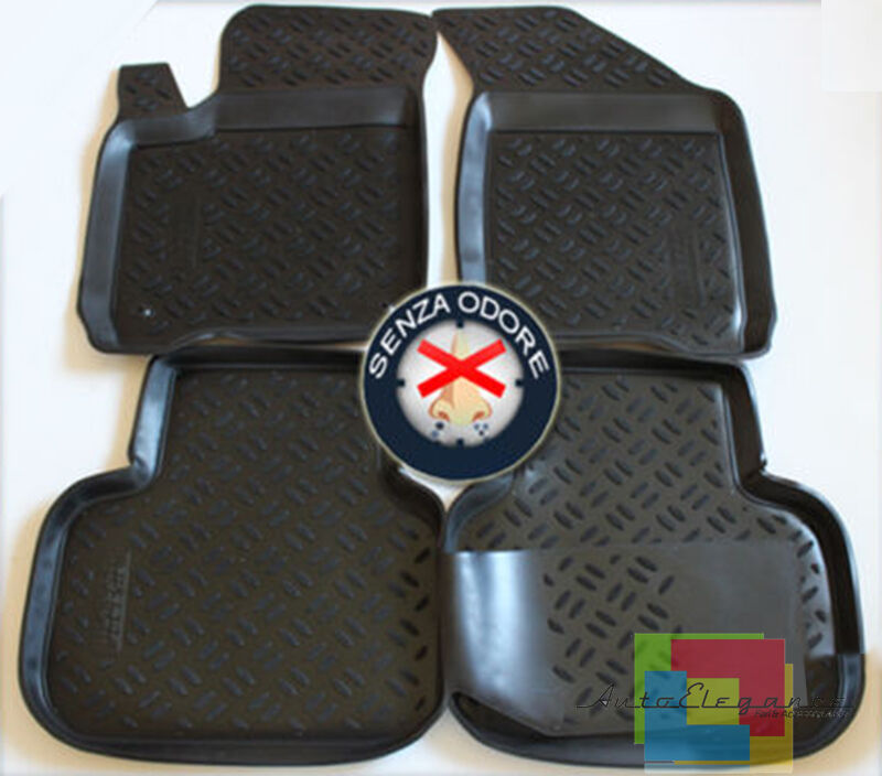 FIAT FREEMONT 2011+ SET TAPPETINI AUTO IN GOMMA - TAPPETI ANTI SCIVOLO