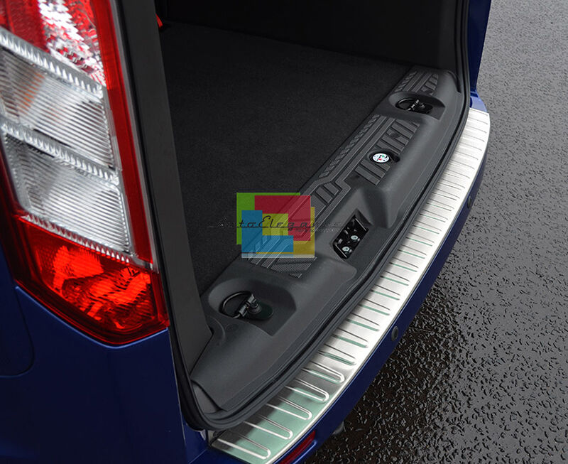 PIASTRA PORTELLONE POSTERIORE Ford Transit Custom 2012+ ACCIAIO INOX