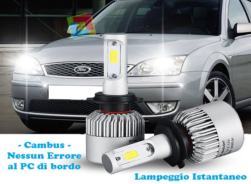 LED LOW BEAM LAMPS MONDEO III 00-07 INSTANTANEOUS 6000K CREE