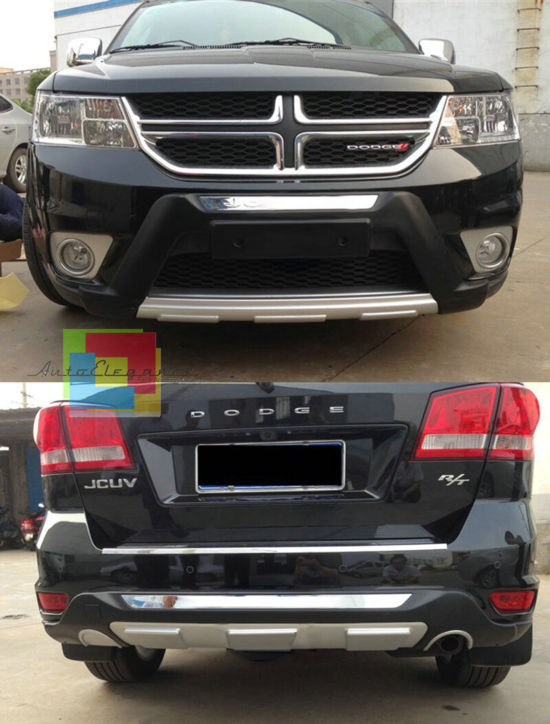 SPOILER SOTTO PARAURTI ANTERIORE + DIFFUSORE POSTERIORE DODGE JOURNEY 2011-2014