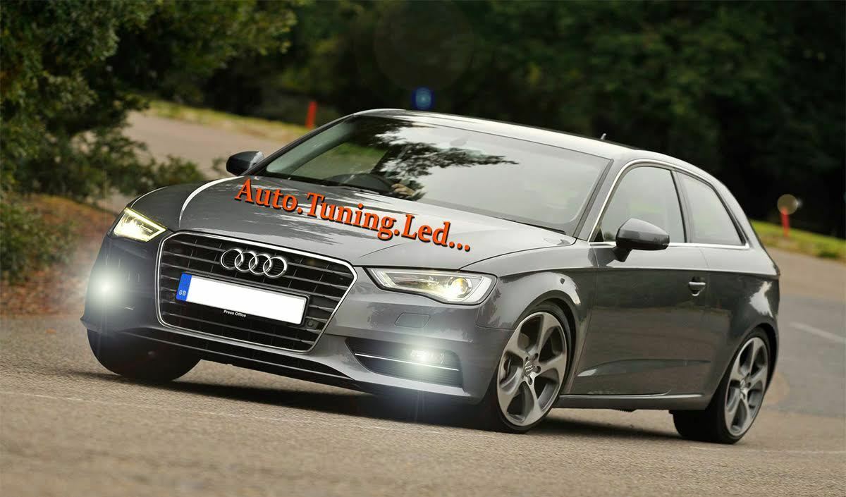 H8 LED FOG LIGHTS CREE RESISTANCE CANBUS 6000K AUDI A3 8V 2012 AND UP