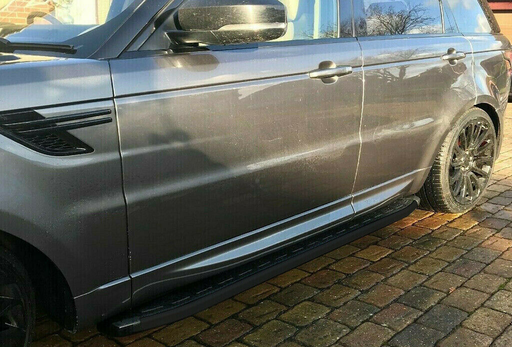 PEDANE LATERALI LAND ROVER RANGE ROVER SPORT 2005-2012 SOTTOPORTA NERO - NEW