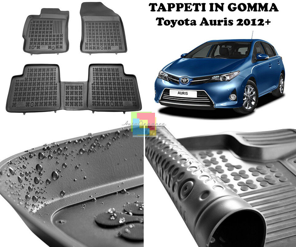 TOYOTA AURIS 2012 ONWARDS RUBBER CAR MATS - TOP QUALITY MATS -1-