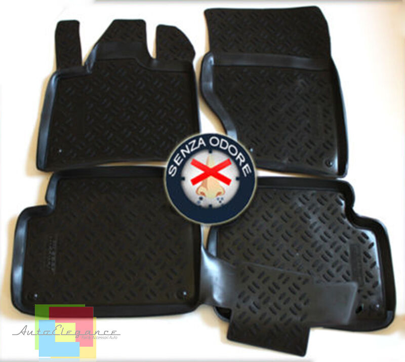 AUDI Q7 4L 2005-2014 SET TAPPETINI AUTO IN GOMMA - TAPPETI ANTI SCIVOLO AUTOELEGANCERICAMBI