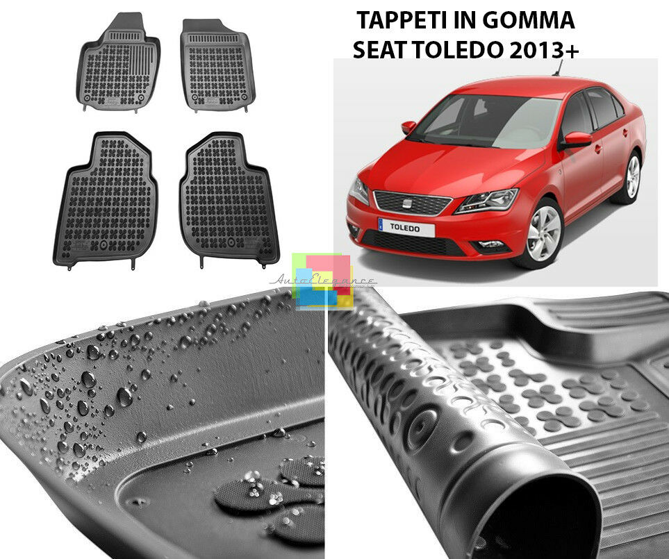 SEAT TOLEDO 2013 ONWARDS RUBBER CAR MATS - TOP QUALITY MATS -1-