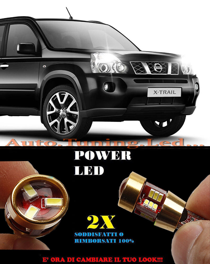 POSITION LIGHTS NISSAN X-TRAIL 07-13 CANBUS T10 WHITE 27 LED SUPER QUALITY