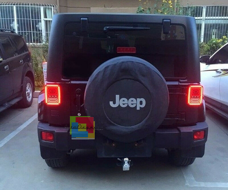 SPORT LOOK LED TAIL LIGHTS RED LIGHTS FOR JEEP WRANGLER JK 2007-2016