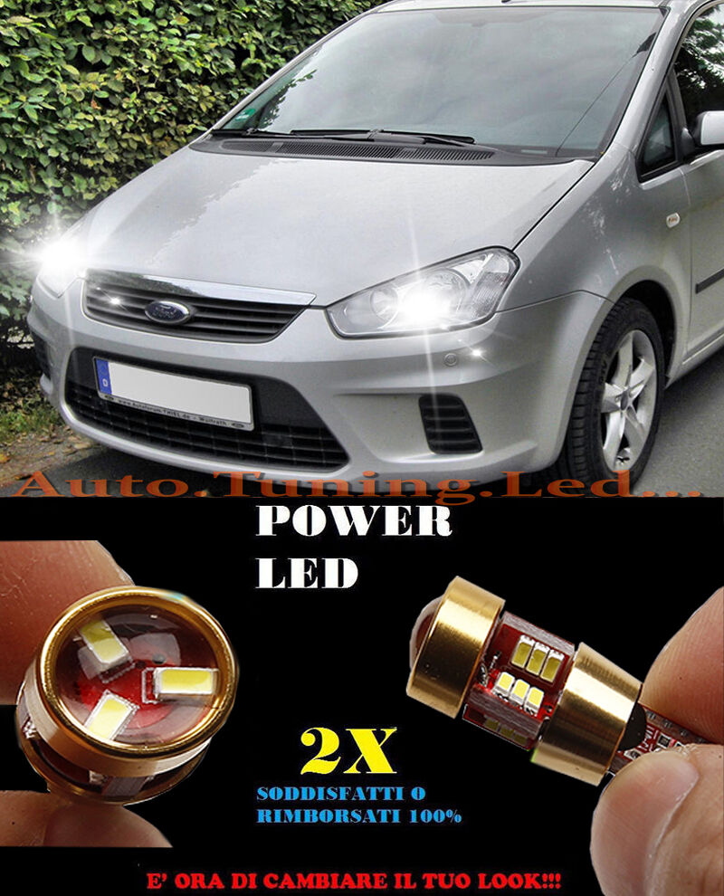 LUCI POSIZIONE FORD C MAX 07-10 CANBUS T10 BIANCO 27 LED SUPER QUALITA