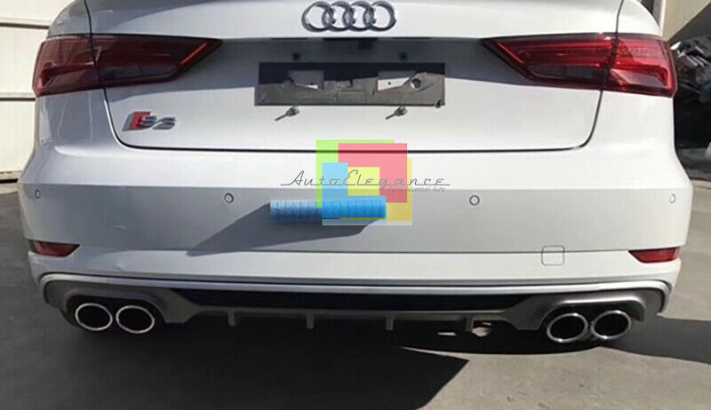 SOTTO PARAURTI AUDI A3 8V BERLINA 2016 IN POI RESTYLING DIFFUSORE S3