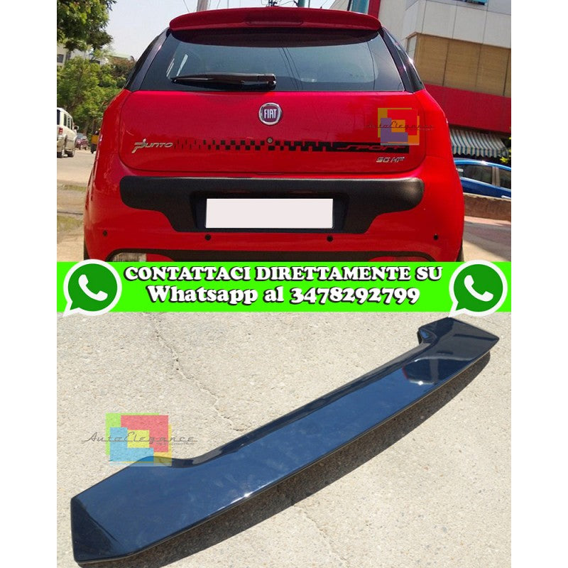 FIAT GRANDE PUNTO AND GRANDE PUNTO EVO REAR ROOF SPOILER SPORTY LOOK
