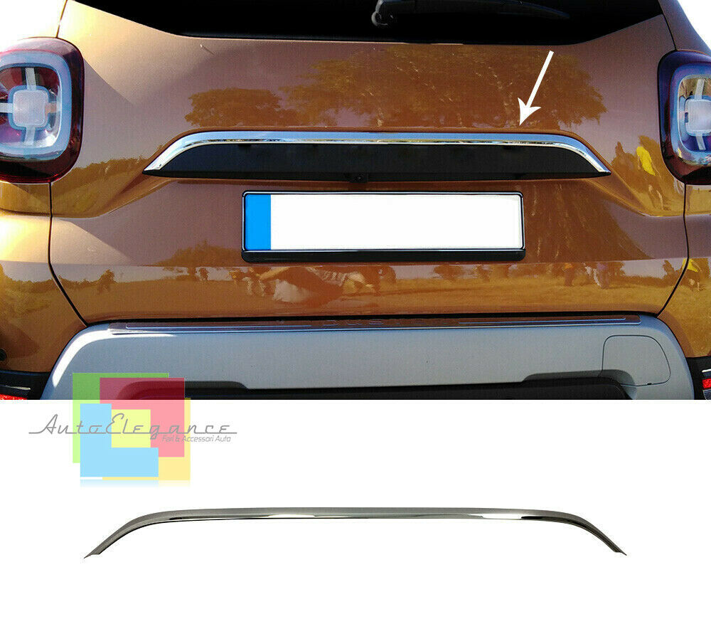 CROMATURA PARAURTI POSTERIORE DACIA DUSTER II DAL 2018+ ACCIAIO INOX MODANATURA AUTOELEGANCERICAMBI