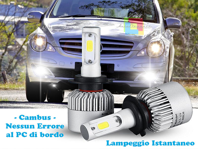 LAMPADE FENDINEBBIA A LED CREE MERCEDES CLASSE R W251 CAMBUS BIANCO GHIACCIO