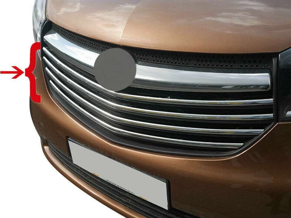 OPEL VIVARO DAL 2014+ MODANATURA ANTERIORE GRIGLIA CROMATA ADESIVA ACCIAIO INOX