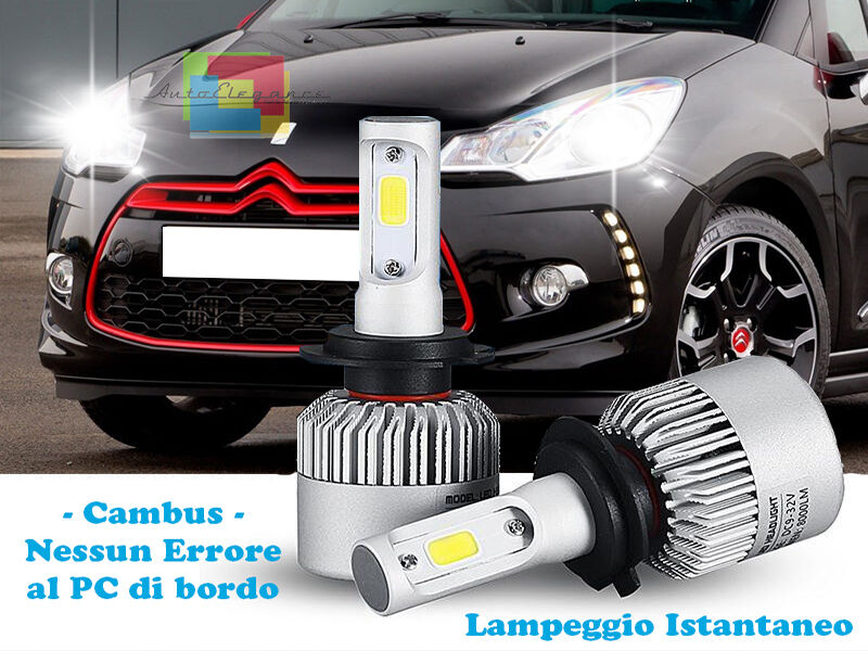 LAMPADE ANABBAGLIANTI LED CITROEN DS3 2009-2015 ISTANTANEO 6000K CREE
