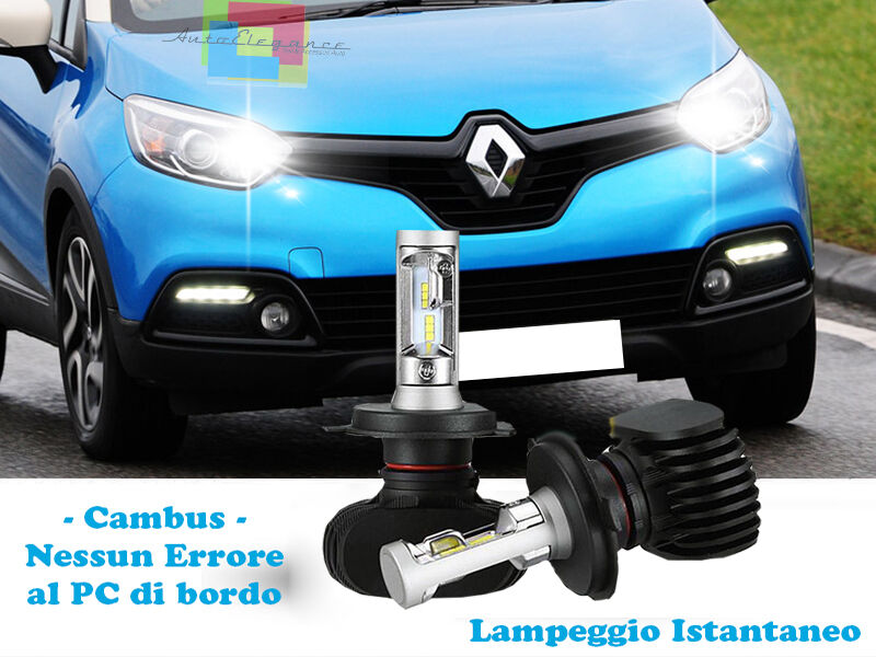 HIGH BEAM LAMPS INSTANT FLASH LED RENAULT CAPTUR 2013+ CREE