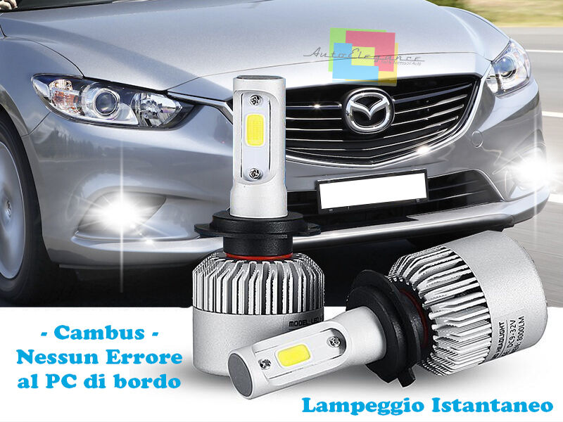 LAMPADE FENDINEBBIA A LED MAZDA 6 2012+ CAMBUS BIANCO GHIACCIO CREE