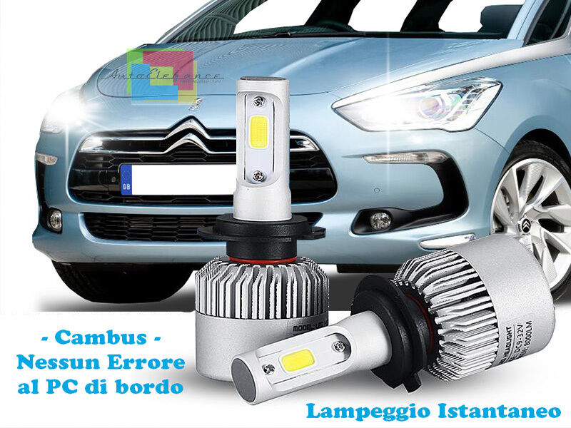 CITROEN DS5 LED HIGH BEAM LAMPS INSTANT FLASH 6000K CREE ---