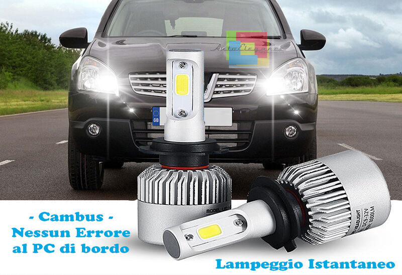 LAMPADE ABBAGLIANTI LED NISSAN QASHQAI / QASHQAI+2 07-14 LAMPEGGIO ISTANTANEO