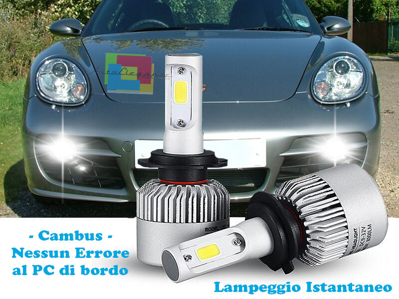 LED FOG LIGHTS PORSCHE CAYMAN 987 06-13 CAMBUS WHITE CREE