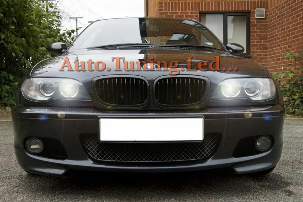 COPPIA LUCI POSIZIONI CANBUS T10 BIANCO GHIACCIO BMW E46 COUPE 03 - 06 AUTOELEGANCERICAMBI