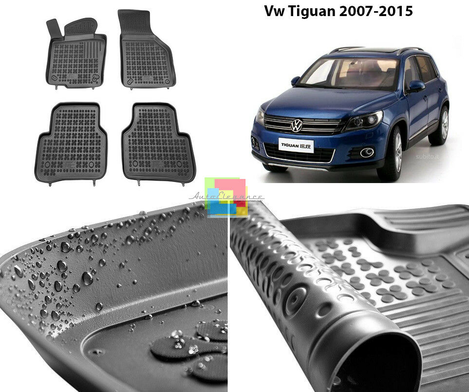 VW TIGUAN 2007-2015 RUBBER CAR MATS - TOP QUALITY MATS -1-