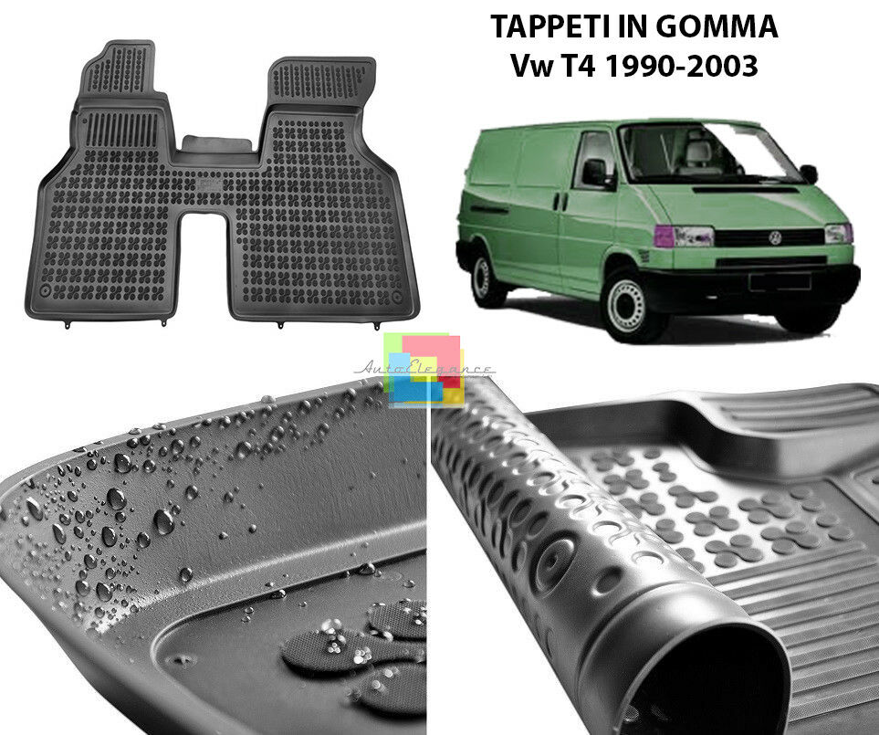 VW T4 1990-2003 TAPPETINI AUTO IN GOMMA - TAPPETI TOP QUALITA -1