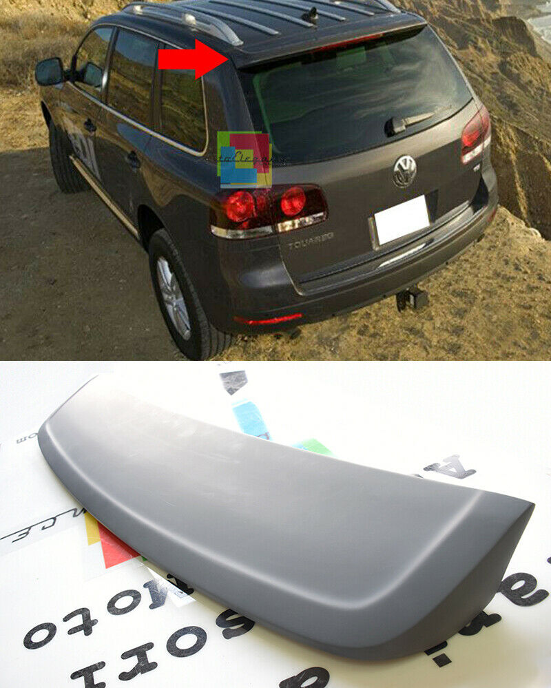 SPOILER POSTERIORE SUL TETTO VW TOUAREG 2006-2010 LIFT LOOK RLINE R50 -.