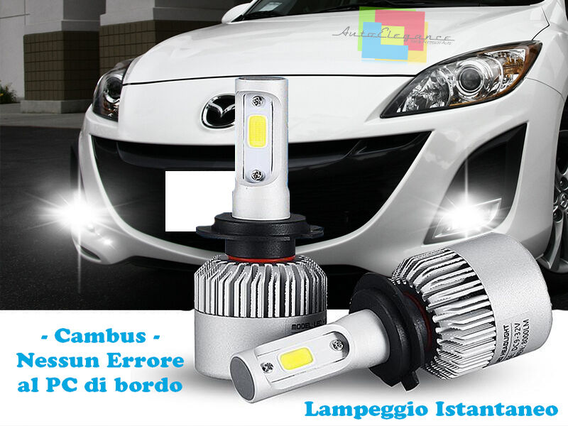 LAMPADE FENDINEBBIA A LED MAZDA 3 2009-2012 CAMBUS BIANCO GHIACCIO CREE