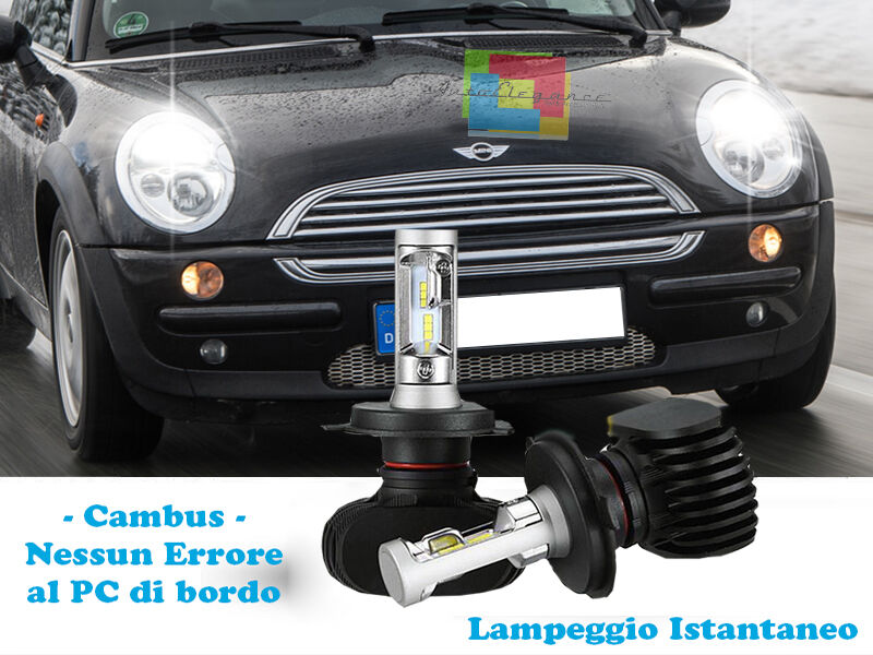 LAMPADE ABBAGLIANTI LAMPEGGIO ISTANTANEO A LED MINI R50 R53 2001-2006 6000K