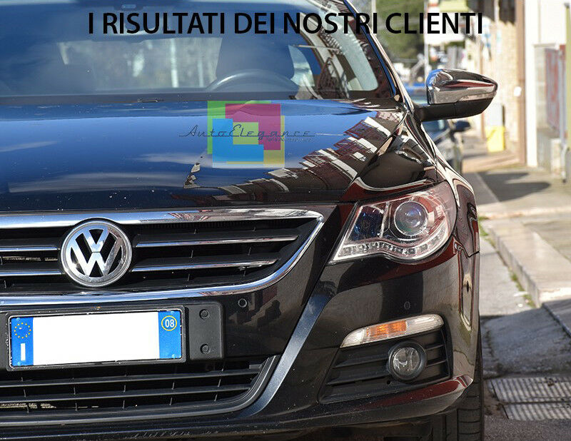 CALOTTE SPECCHI CROMATE COPERTURE SPECCHIETTI PER VW PASSAT CC 2008-2012 AUTOELEGANCERICAMBI