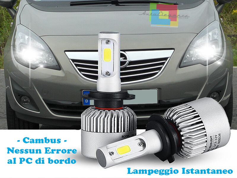 LED LOW BEAM LAMPS OPEL MERIVA B 2010+ INSTANT 6000K CREE